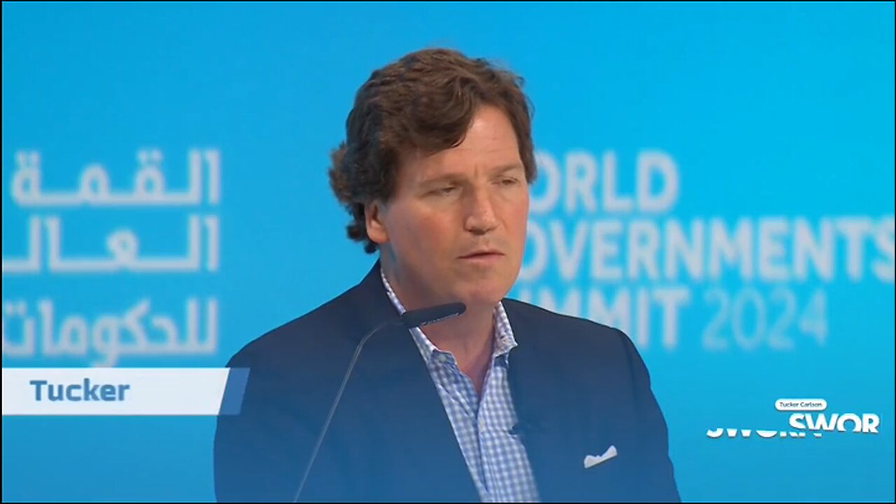 Tucker's first discussion since the Vladimir Putin interview