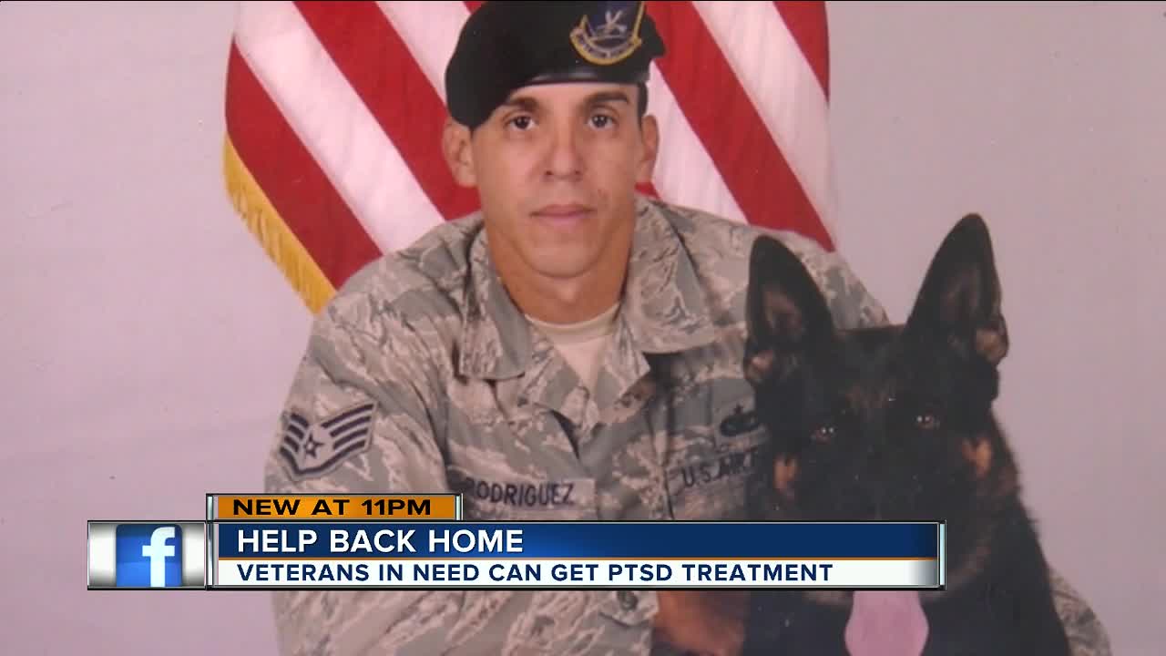 Military veteran arrested at Tampa airport receiving treatment at VA hospital for PTSD