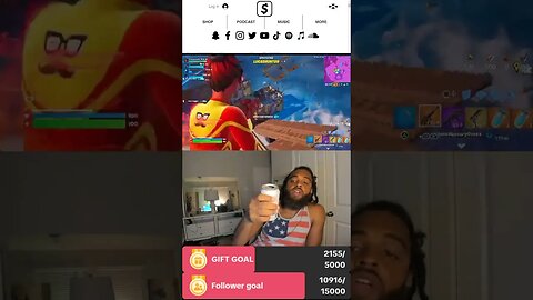 Rock Mercury plays Fortnite, live with Rockers and Mercurians on TikTok