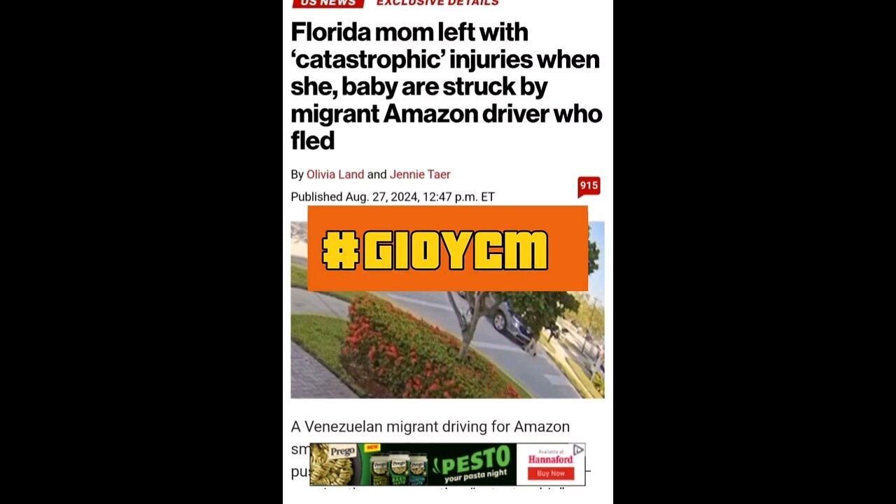 Biden this is wrong! Immigrant Amazon worker runs mom & baby over #gioycm