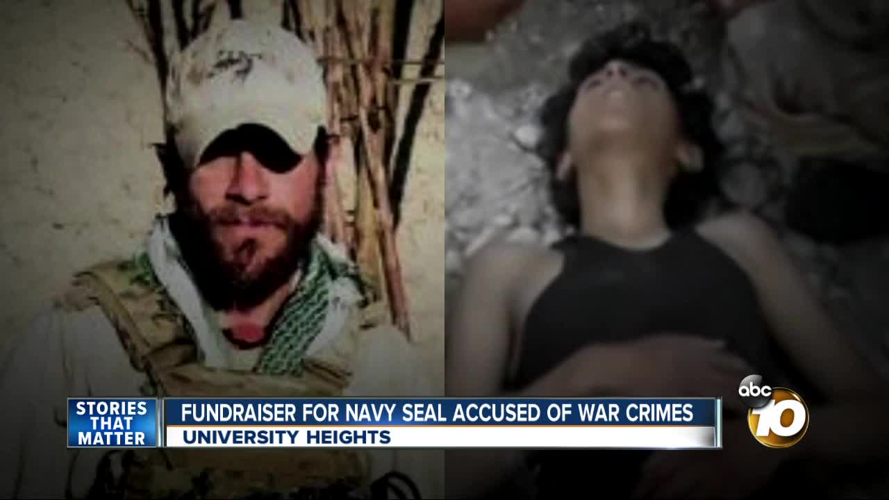 Dozens attend fundraiser for Navy SEAL accused of war crimes