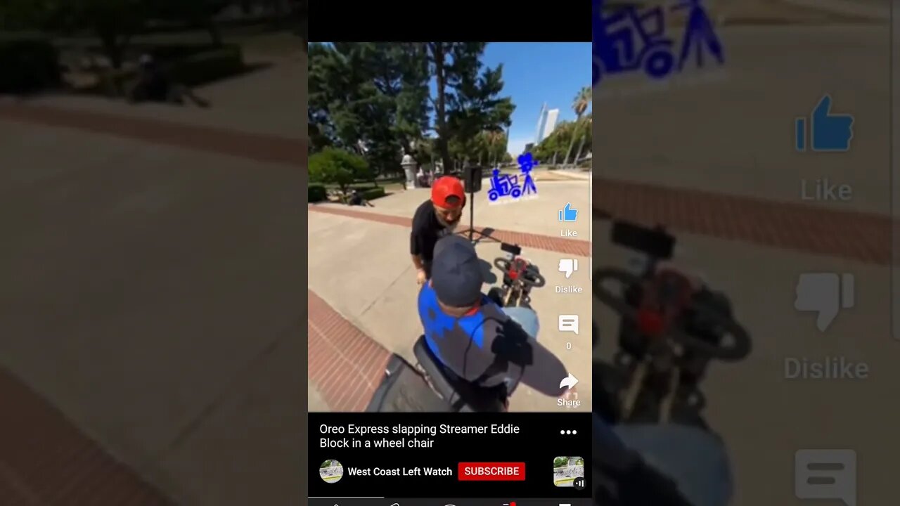 Oreo bitchhh slaps Proud boy Eddie Block .
