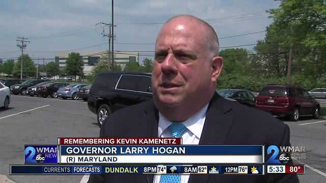 Officials react after shocking death of Baltimore County Executive Kevin Kamenetz