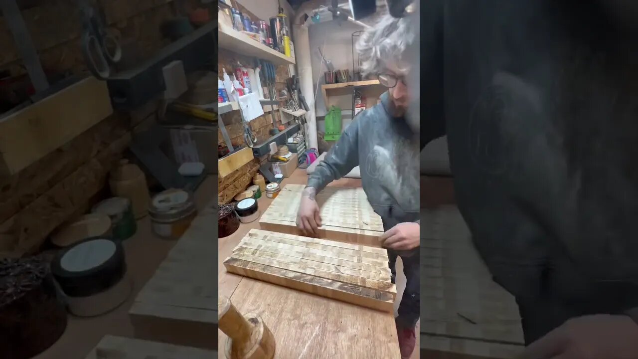 This is chaos #shorts #shortvideo #woodworking #trending #subscribe #reels #cuttingboards
