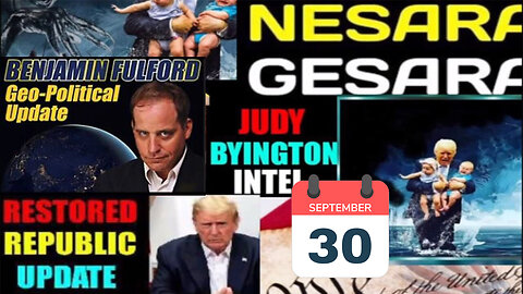 Judy Byington. Restored Republic via a GCR 9.30.24 > Benjamin Fulford Great - Trump Return