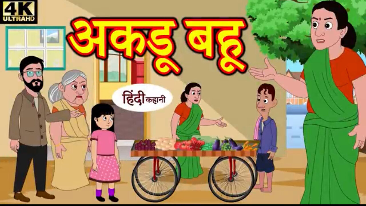 Akadu Bahu | Animated Hindi Moral Story