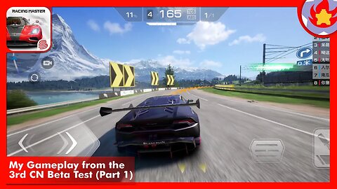 My Gameplay from the 3rd CN Beta Test (Part 1) | Racing Master