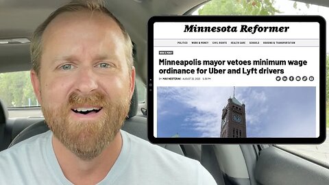 Another Veto in Minnesota From Passing Fair Uber/Lyft Driver Wages!