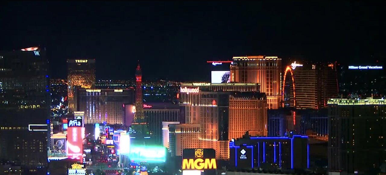 Las Vegas landmarks light up in honor of Black History Month