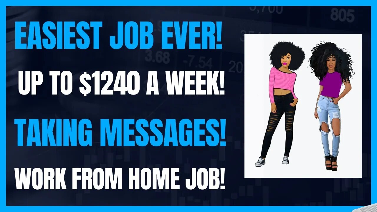 Easiest Job Ever | Up To $1240 A Week | Taking Messages | Best Work From Home Job | WFH Jobs 2023