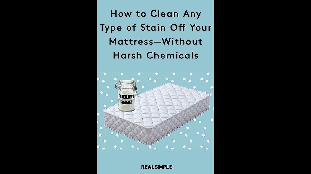 How To Clean a Stained Mattress