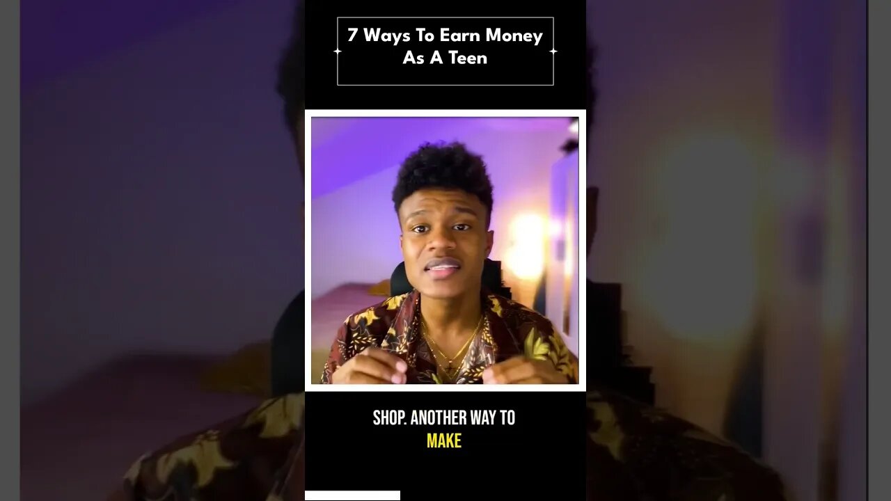 7 ways to Earn money as a Teen