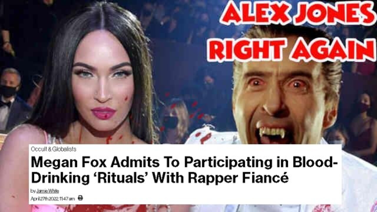 Satanist Megan Fox Participating in Blood-Drinking ‘Rituals’ With Rapper Fiancé [28.04.2022]