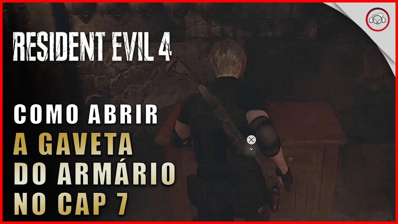 Resident Evil 4 Remake, Como abrir a gaveta do armário no cap 7 | Super-Dica