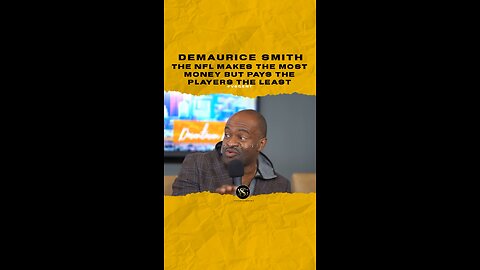 #demauricesmith The #nfl makes the most money but pays the players the least. 🎥 @EarnYourLeisure