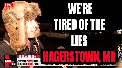 WE'RE TIRED OF THE LIES