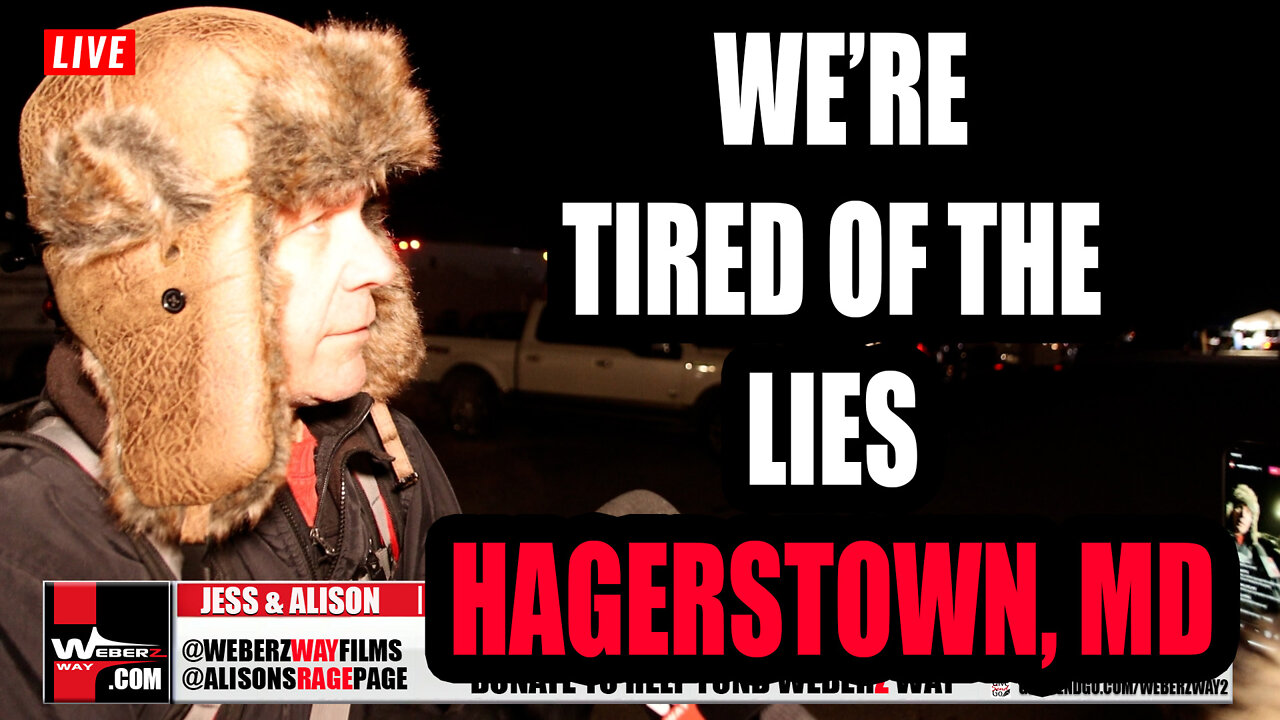 WE'RE TIRED OF THE LIES
