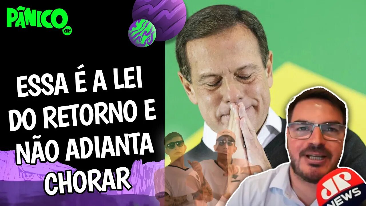 Rodrigo Constantino: 'DORIA NÃO TEM FUTURO NA POLÍTICA PORQUE SE QUEIMOU COM TODO MUNDO'