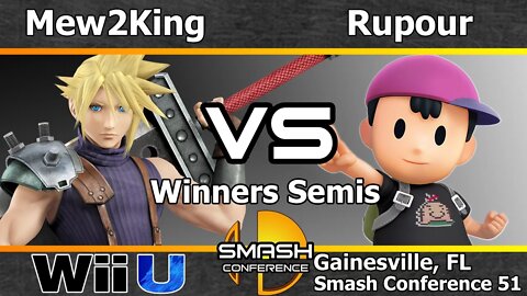 COG MVG|Mew2King (Cloud) vs. Rupour (Ness) - Winners Semis - SC51