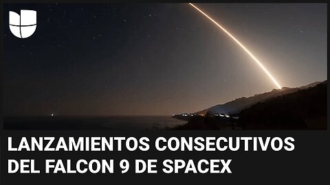 Así fueron los dos lanzamientos consecutivos del Falcon 9 de SpaceX que establecieron un récord