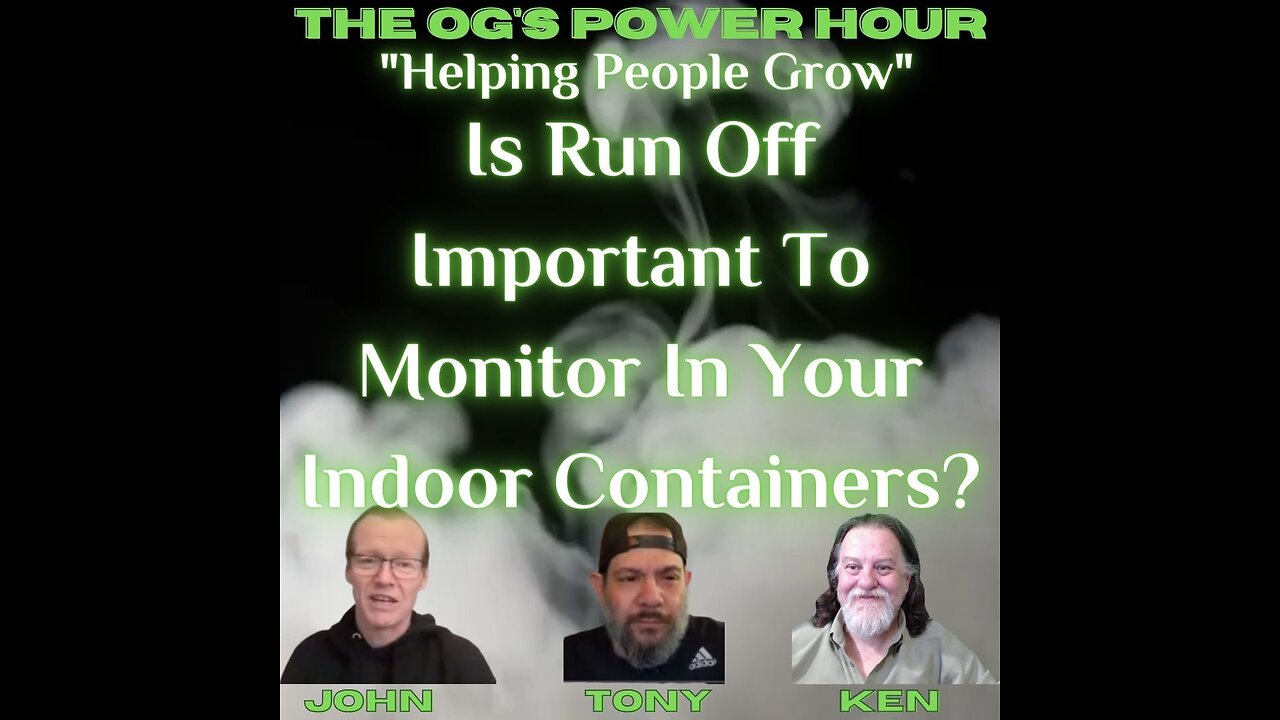 Is Run-Off Important To Monitor In Your Indoor Containers?