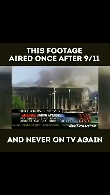 HOLD ON... WHAT DID HE SAY? ... NO PLANE ANYWHERE TO BE SEEN... 9/11 inside job