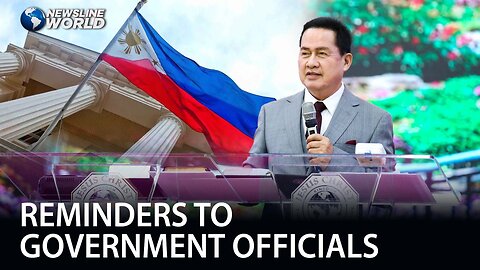 Pastor Apollo C. Quiboloy reminds government officials of responsible leadership