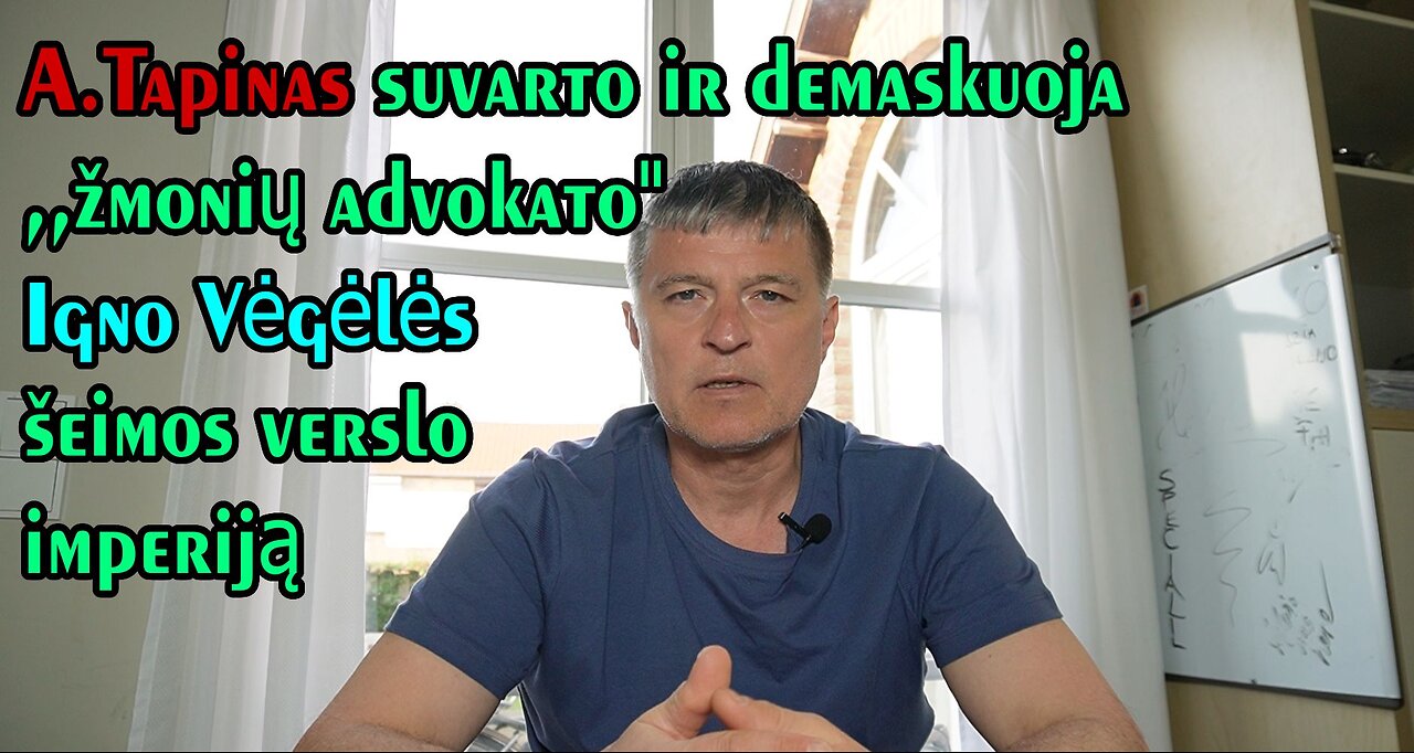 2024.05.10 Andrius Tapinas profesionaliai demaskavo Igną Vėgėlę