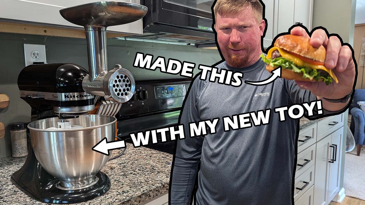 Maiden Voyage: Homemade Burgers & Buns With My New KitchenAid Mixer | The Neighbors Kitchen