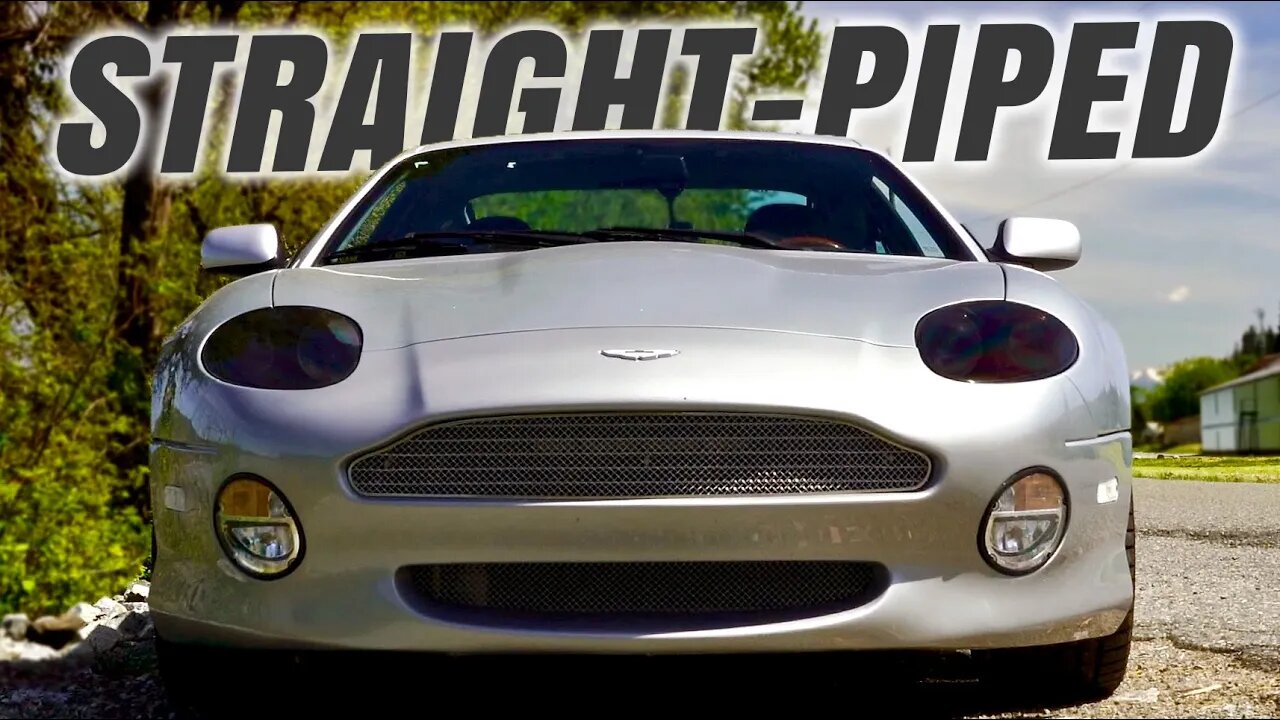 Too Loud for Public Roads?! | 6-Speed Aston Martin DB7 V12 Vantage