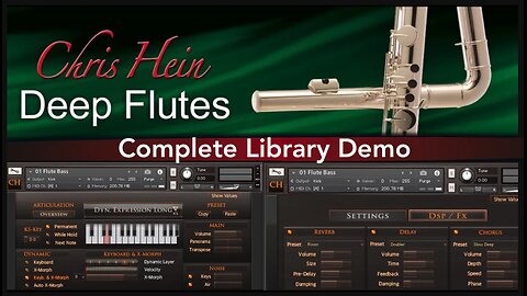 Chris Hein - Orchestral Winds Vol.5 Deep Flutes // Demo of All Kontakt instruments