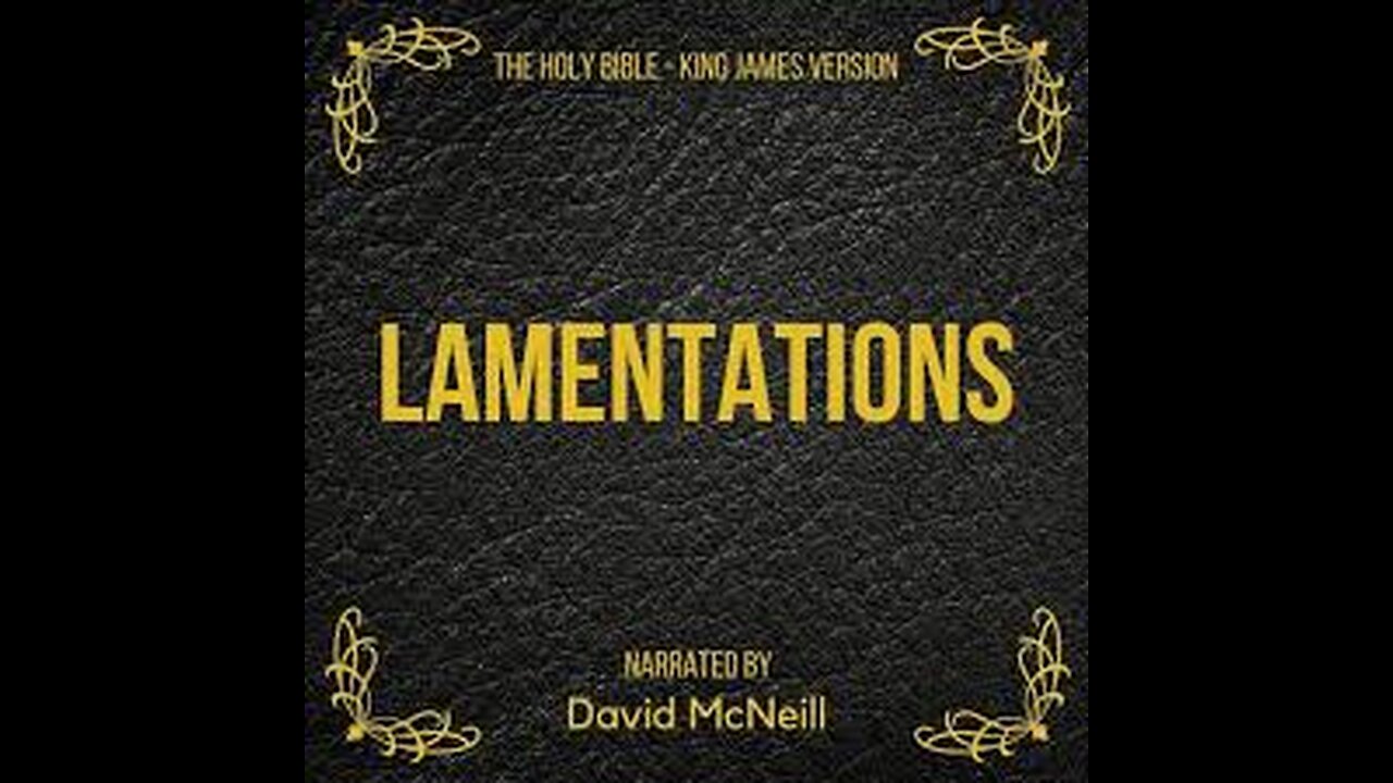 25. Lamentations (Dramatized Audio Book) - Holy Bible