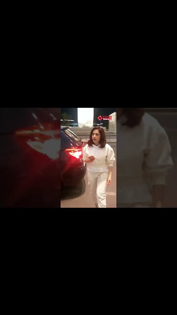 CHATRAPATHI Movie Actress Hot & $exy Nushrrat Bharucha Sexy Looking Simple Dress At Airport