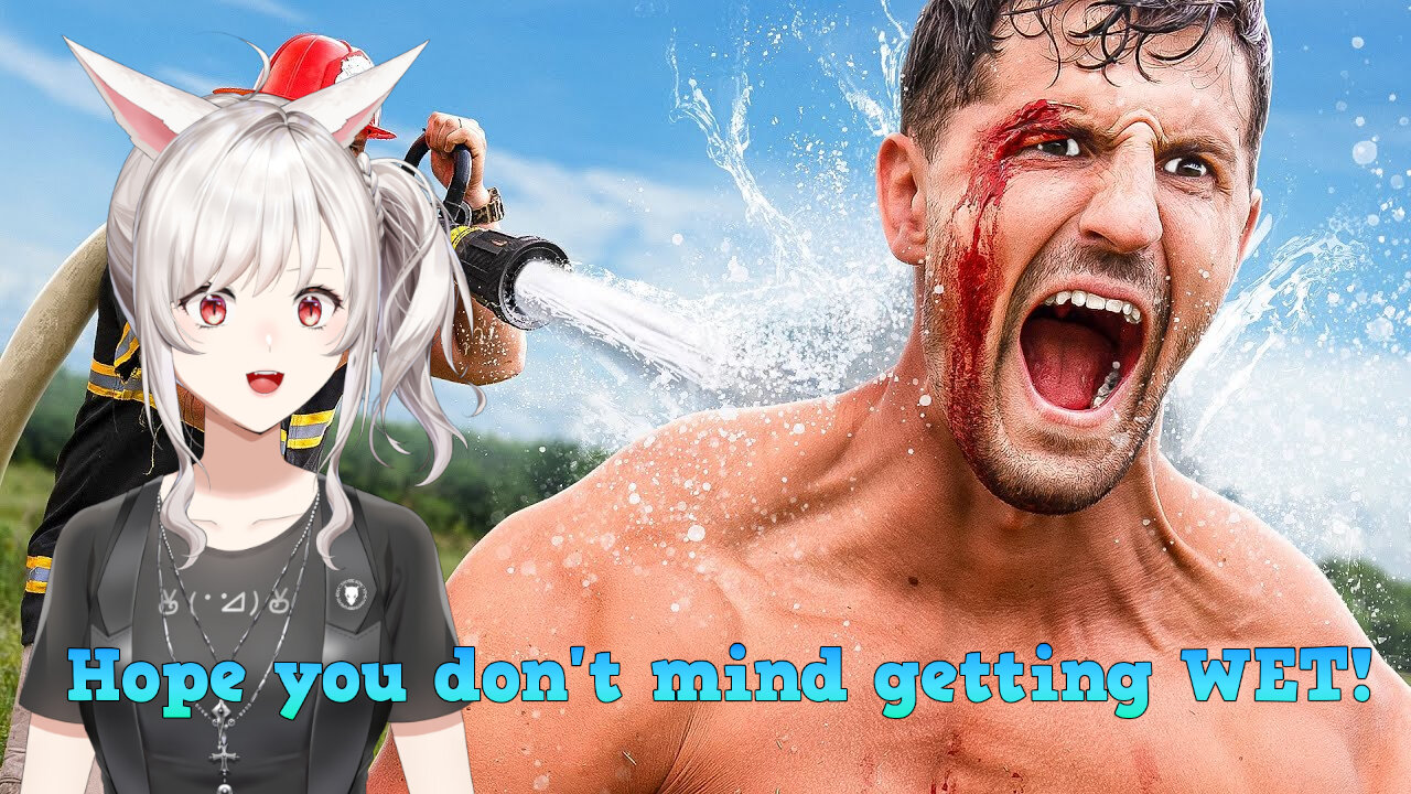 World's toughest man vs firehose! || Houston Jones react