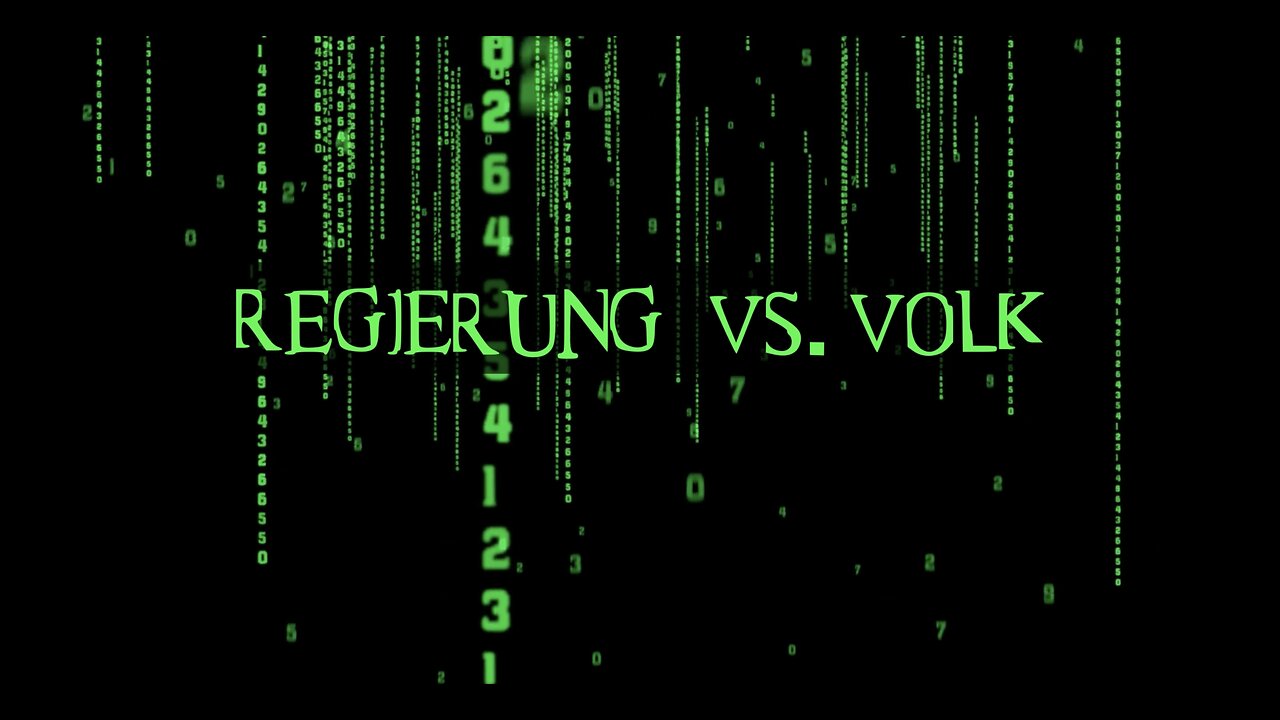 Die Regierungen vs. Das Volk - Matrix Edition 😎