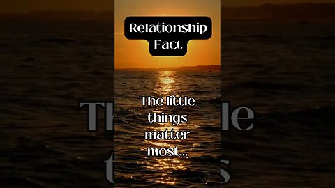 Relationship Facts