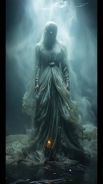 I saw a Evil Spirit last night, then I felt a nail across my leg at 4:15 am