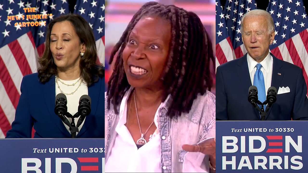 Whoopi claims that Biden didn't pick up Kamala for VP because she's a black woman. Biden 2020: Actually, I did. Kamala 2020: Yep.