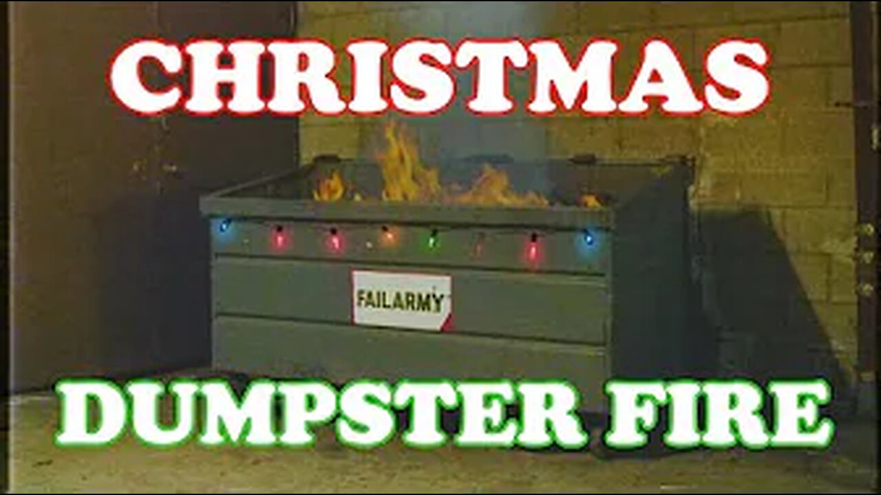 🔥 Virtual Yule Log - Dumpster Fire 2020 Classic Christmas Soundtrack 🔥