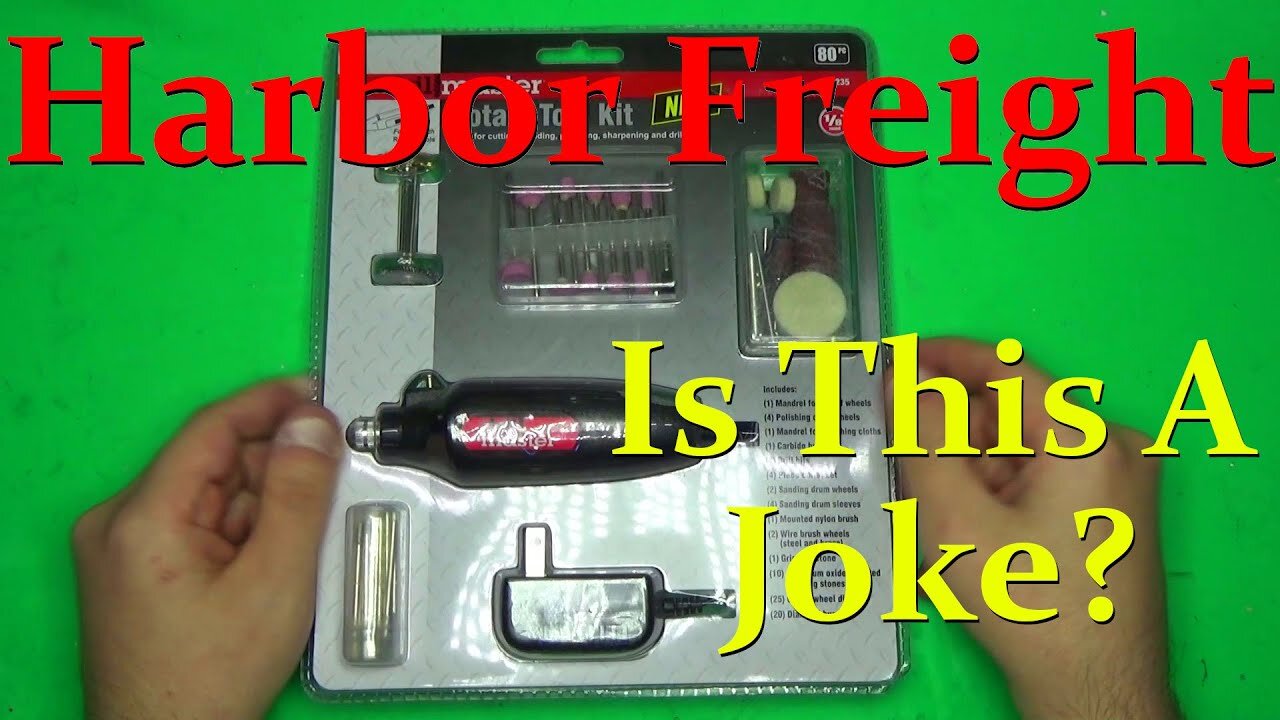 An Absolute Joke! Harbor Freight "Drill Master" Dremel #harborfreight