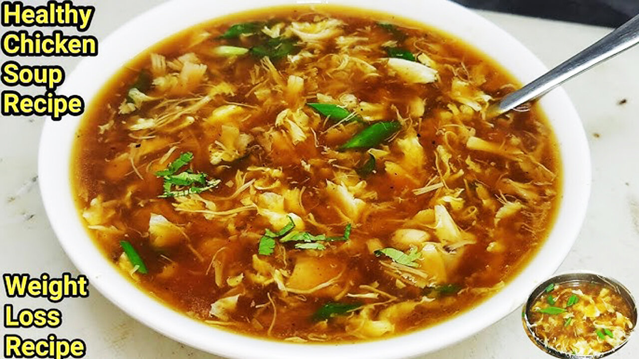 perfect chicken soup recipe in home / Healthy Chicken Soup