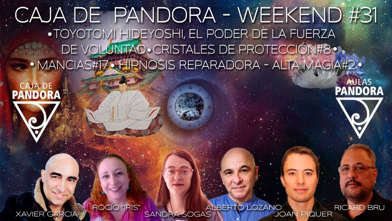 #CAJADEPANDORAWEEKEND #31 CON XAVIER GARCIA, JOAN PIQUER, RICARDO BRU SANDRA SOGAS