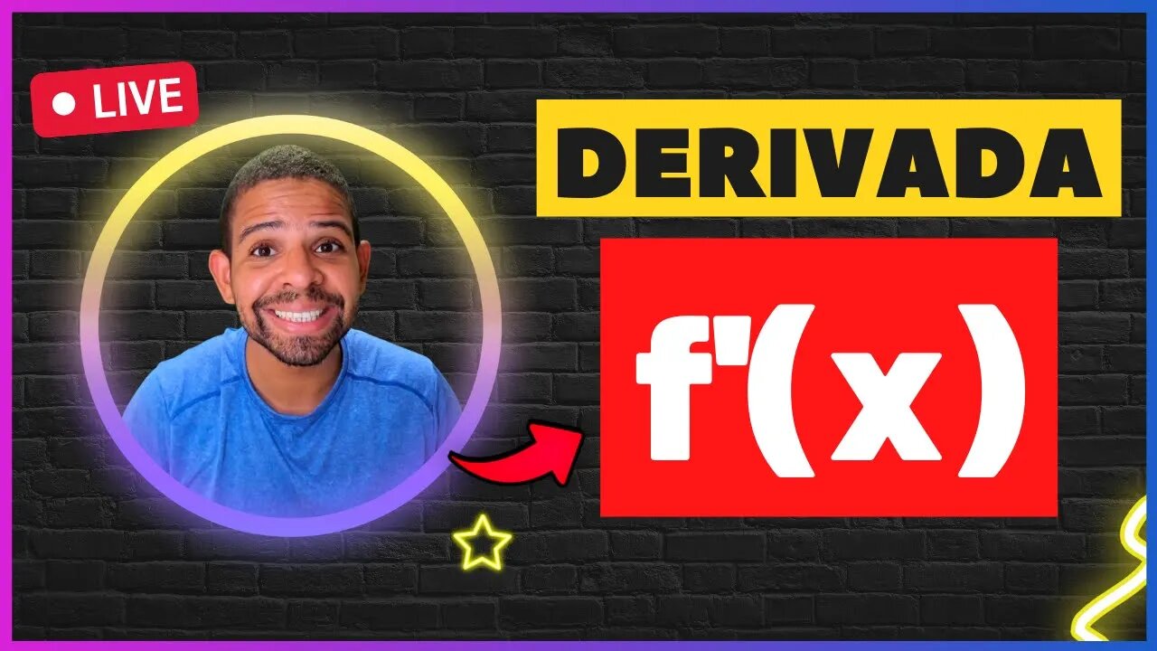 ( 🟢LIVE ) NOÇÕES DE DERIVADA | CALCULO | @Professor Theago