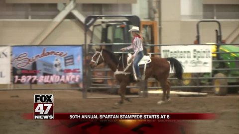 50th annual Spartan Stampede rodeo underway at MSU