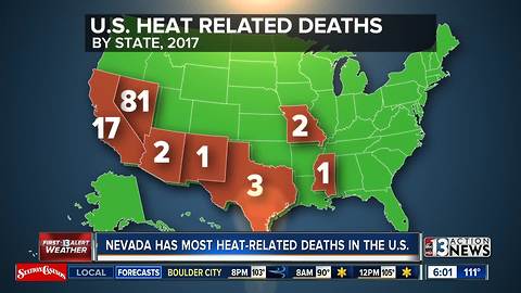 Report: Is Nevada really number one for heat-related deaths?