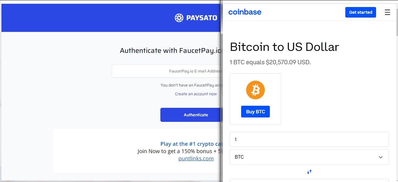 Paysato Offers Free Rolls Every 24 Min Of All Cryptocurrencies With Instant Withdraw At FaucetPay