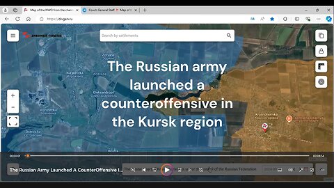 The Russian Army Launched A CounterOffensive In The Kursk Region - Ukraine War Map Update