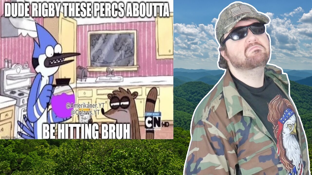 Mordecai And Rigby Pop Percs (Ft.Colaws‬) (Amerikaner) - Reaction! (BBT)