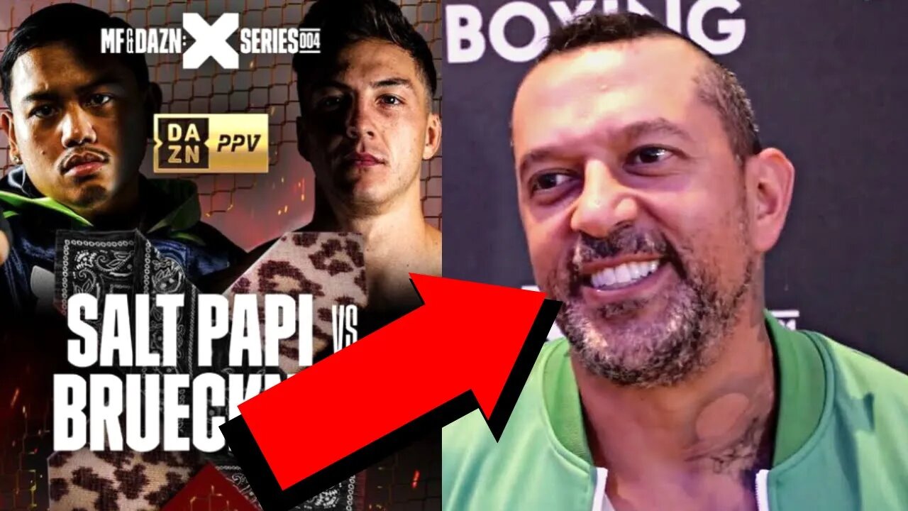 KSI'S MANAGER REACTS TO SALT PAPI VS JOSH BRUECKNER | MISFITS BOXING