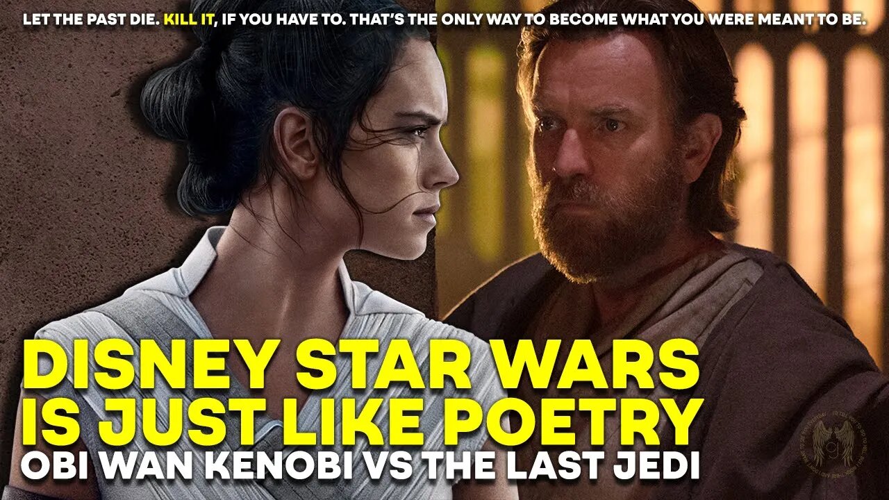 Disney Star Wars It's Just Like Poetry - Obi Wan Kenobi Vs The Last Jedi